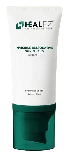 Healez Beauty Invisible Restorative Sun Shield SPF 50