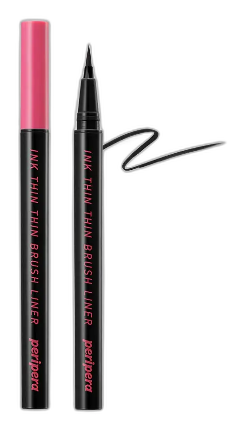 Peripera Ink Thin Thin Brush Liner 01 Black Noir