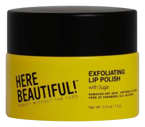 Here Beautiful Exfoliating Lip Polish With Pineapple  & Sugar