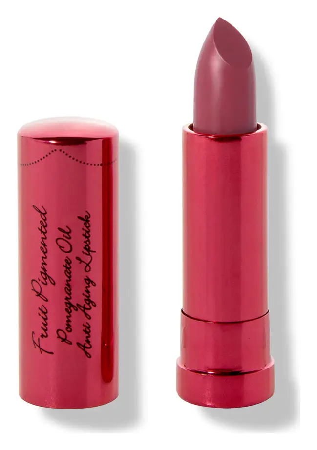 100% Pure Fruit Pigmented Pomegranate Oil Anti-Aging Lipstick Black Rose