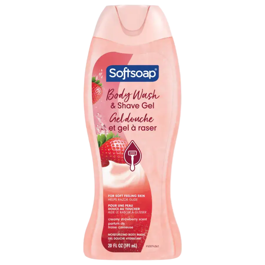Softsoap Body Wash & Shave Gel Creamy Strawberry