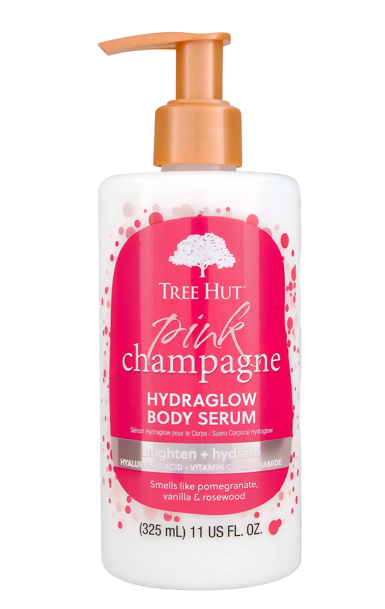 Tree Hut Hydraglow Body Serum Pink Champagne