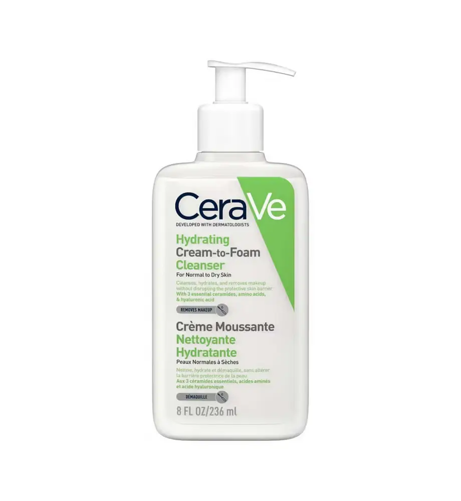 CeraVe Hydrating Cream-To-Foam Cleanser UK