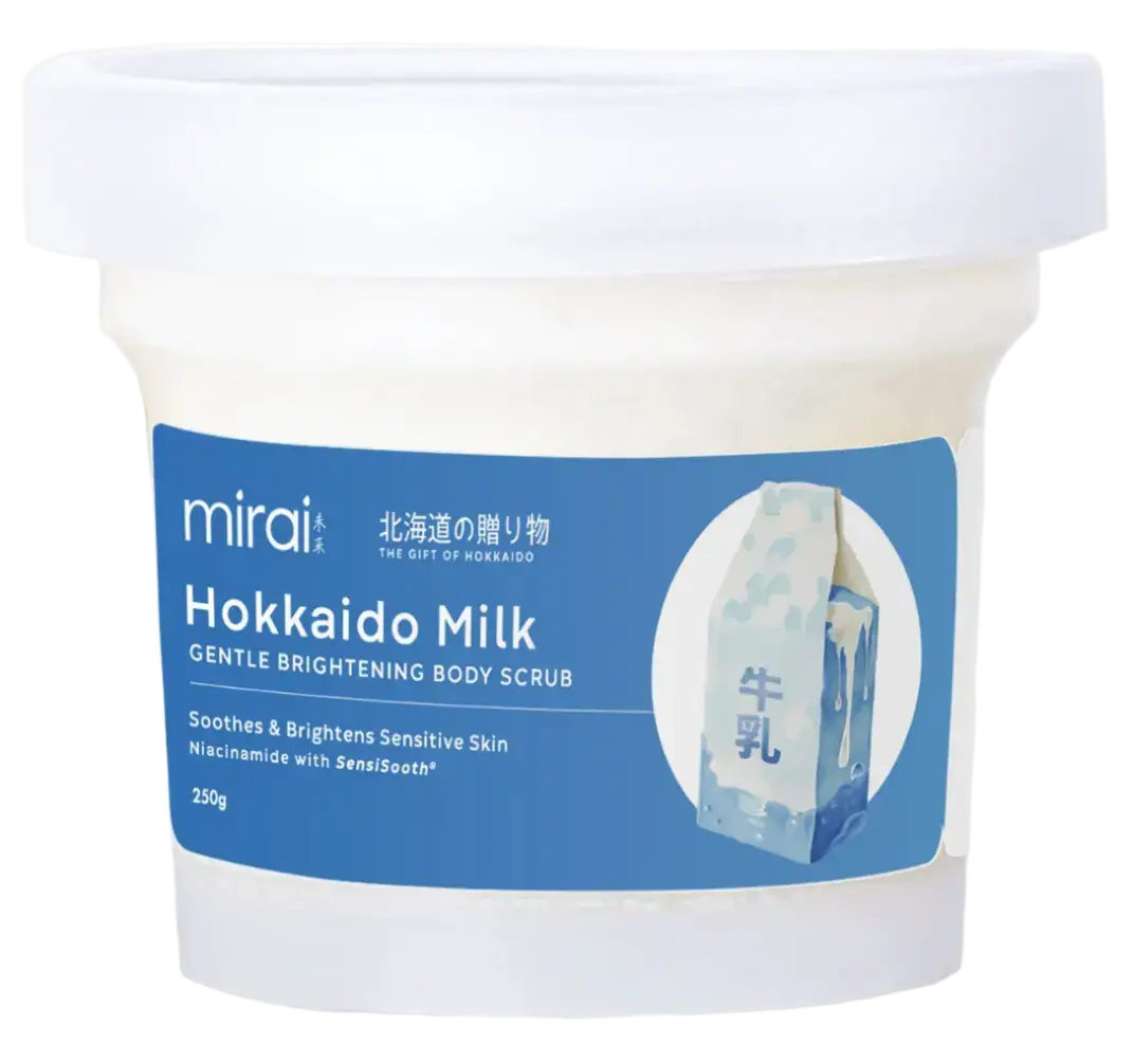 Mirai Hokkaido Milk Gentle Brightening Body Scrub