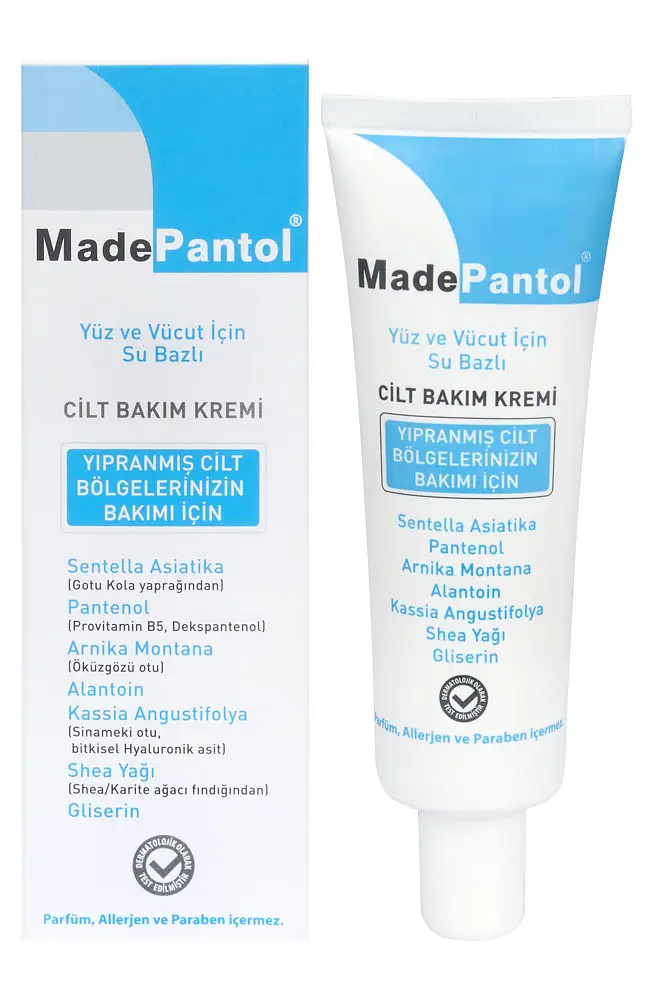 Dermadolin Madepantol Su Bazlı Cilt Bakım Kremi