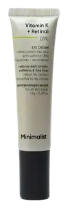 Minimalist Vitamin K + Retinal 01% Eye Cream