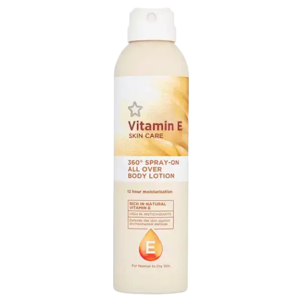 Superdrug Vitamin E 360 Spray On All Over Body Lotion