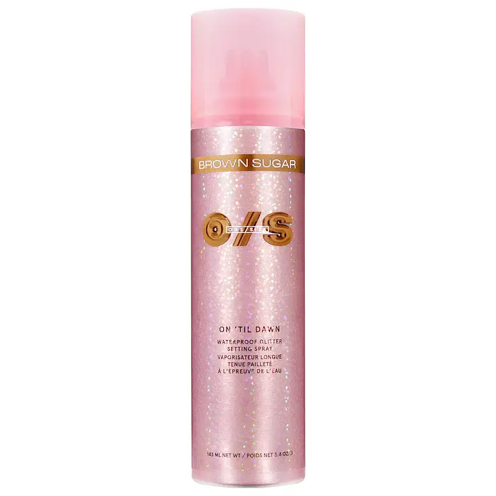 One/Size by Patrick Starrr On 'Til Dawn Glitter Waterproof Setting Spray Brown Sugar