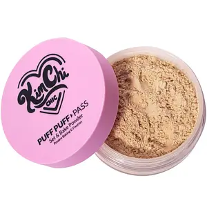 KimChi Chic Beauty Puff Puff Pass Set & Bake Powder 04 Peachy