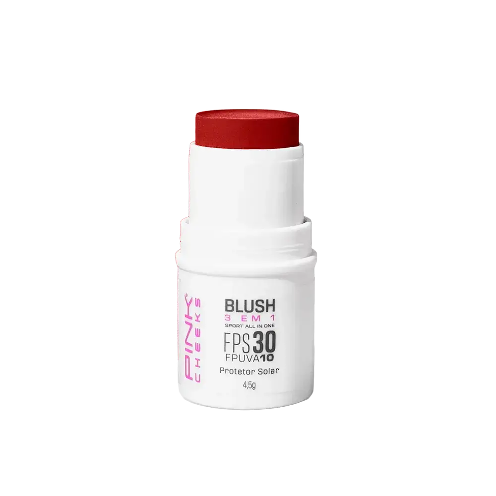 Pink Cheeks Blush 3 Em 1 Sport All In One FPS 30 Red Cherry