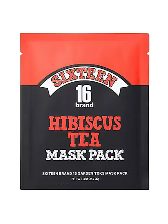 16brand Garden Toks Mask Pack Hibiscus Tea