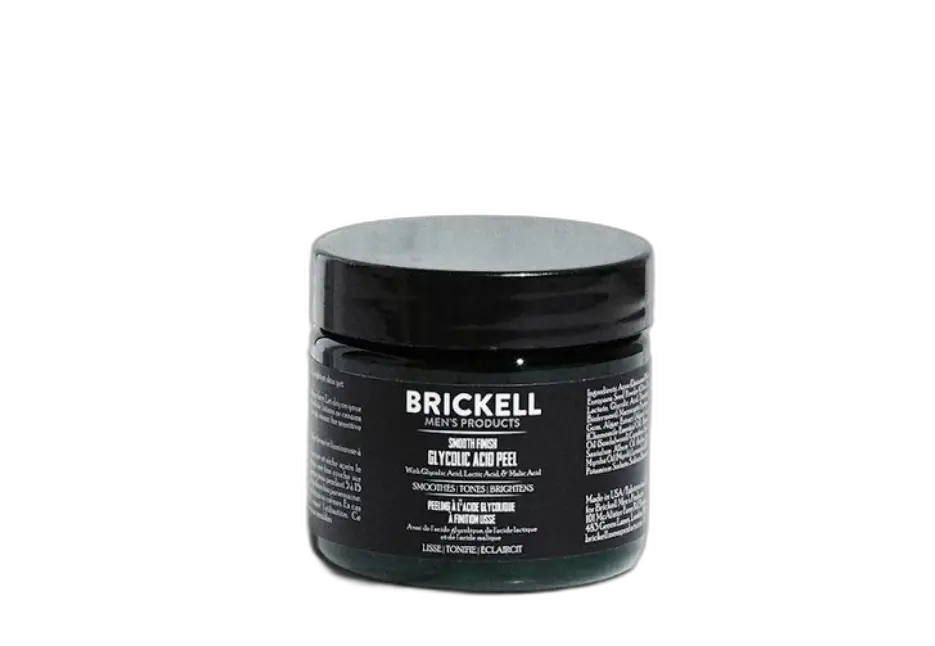 Brickell Men's Products Smooth Finish Glycolic Acid Peel