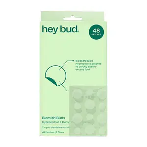Hey Bud Hydrocolloid + Hemp Pimple Patches 48 Patches