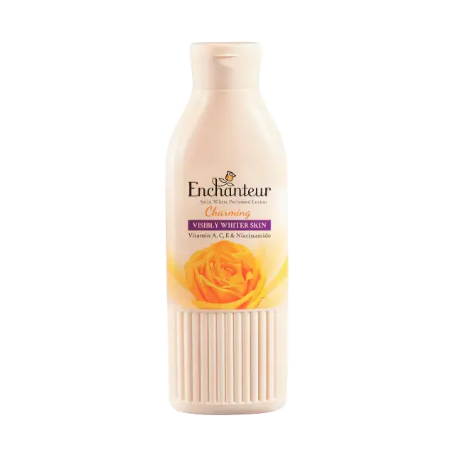 Enchanteur Satin White Perfumed Lotion Charming