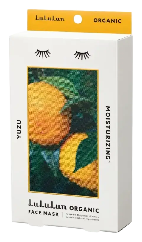 Lululun Organic Sheet Mask Yuzu For Moisturizing Skin