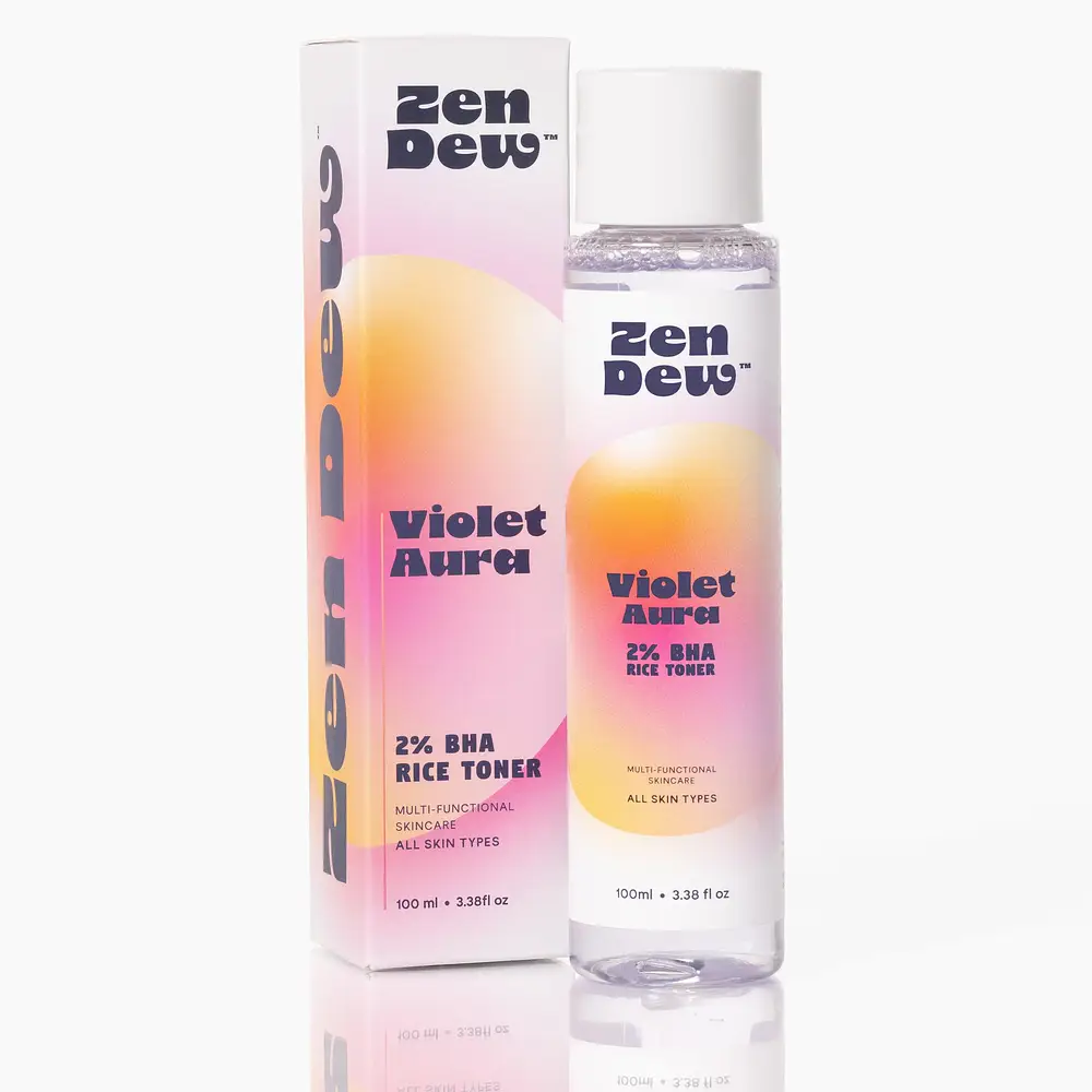 Zen Dew Violet Aura 2% BHA Rice Toner