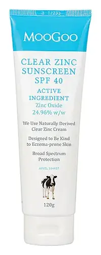 MooGoo Clear Zinc Sunscreen SPF 40