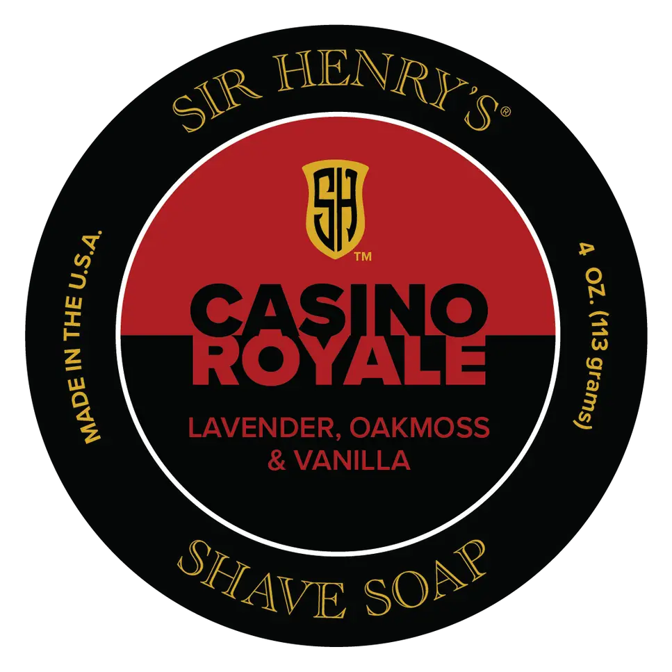 Sir Henry's Shave Soap Casino Royale Lavender, Oakmoss, & Vanilla