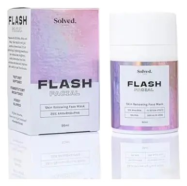 Solved Labs Flash Facial Skin Renewing Face Mask