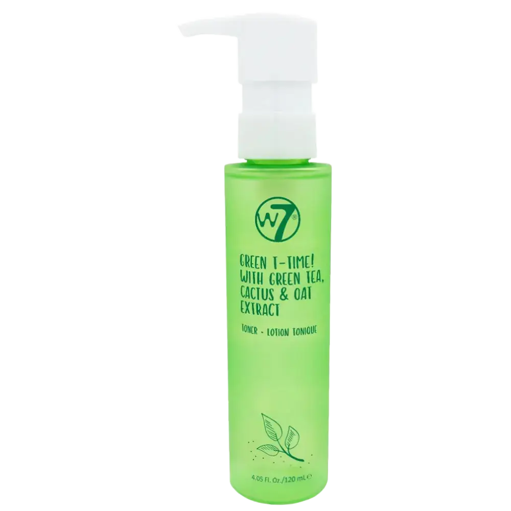 W7 Green T-Time With Green Tea Cactus & Oat Extract Toner