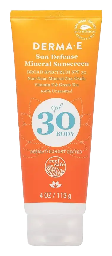 Derma E Sun Defense Mineral Sunscreen SPF 30 Body