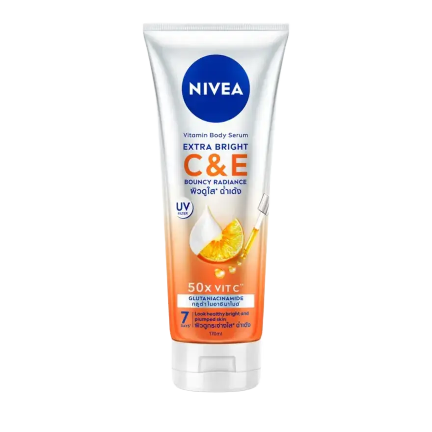 Nivea Extra Bright C & E Bouncy Radiance Vitamin Body Serum Thailand