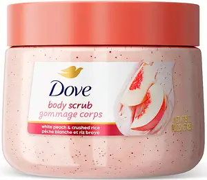 Dove Body Scrub White Peach & Crushed Rice