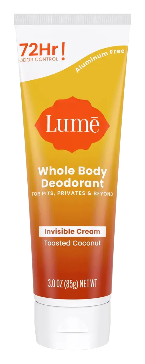 Lume Whole Body Deodorant Invisible Cream Toasted Coconut