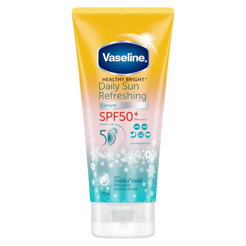 Vaseline Healthy Bright Daily Sun Refreshing Serum Sunscreen SPF 50+
