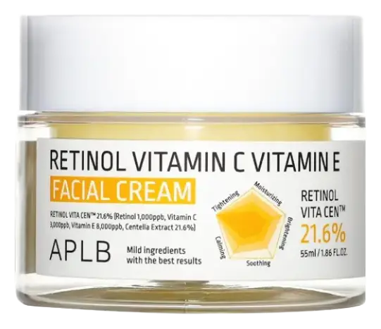 APLB Retinol Vitamin C Vitamin E Facial Cream