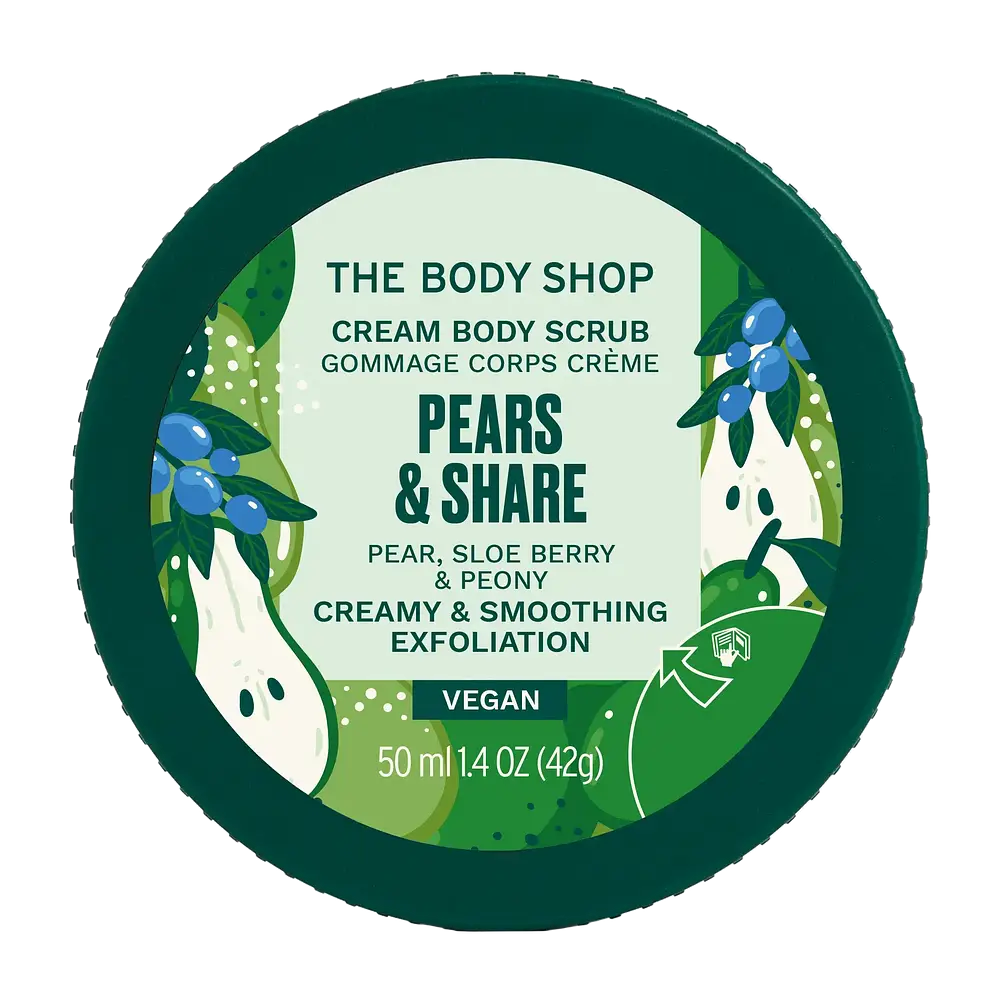 The Body Shop Cream Body Scrub Pears & Share