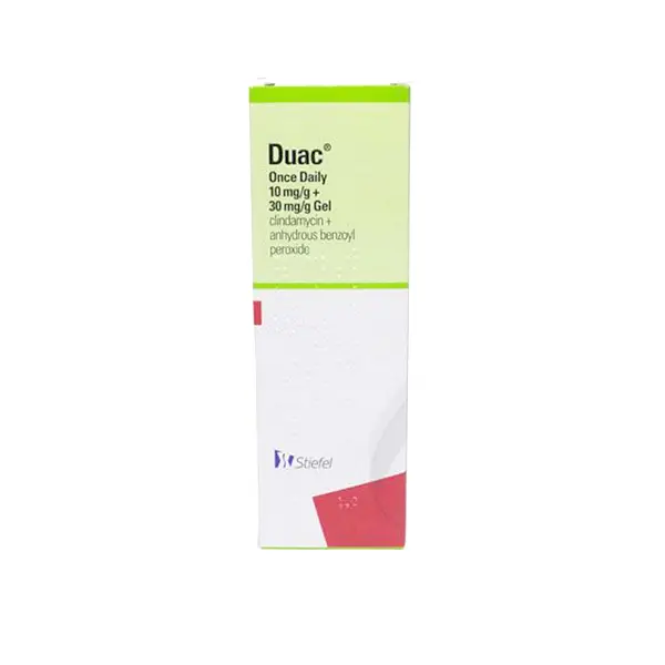 Stiefel Laboratories, Inc. Duac Once Daily Gel 1% Clindamycin + 3% Benzoyl Peroxide