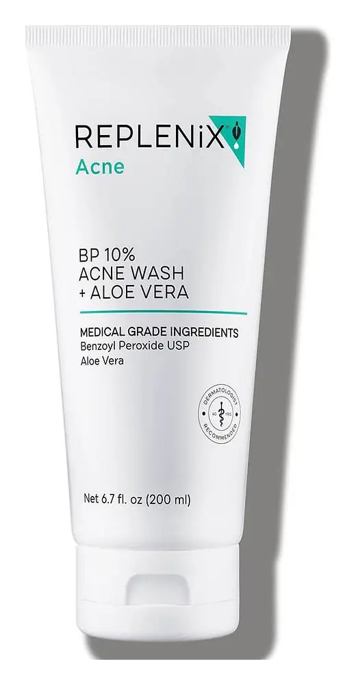 Replenix BP 10% Acne Wash And Aloe Vera