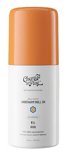 Chemist at Play Underarm Roll-On With 5% AHA Aqua Fragrance