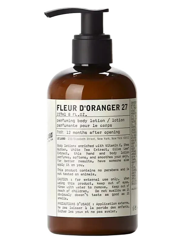 Le Labo Fragrances Perfuming Body Lotion Fleur D'Oranger 27