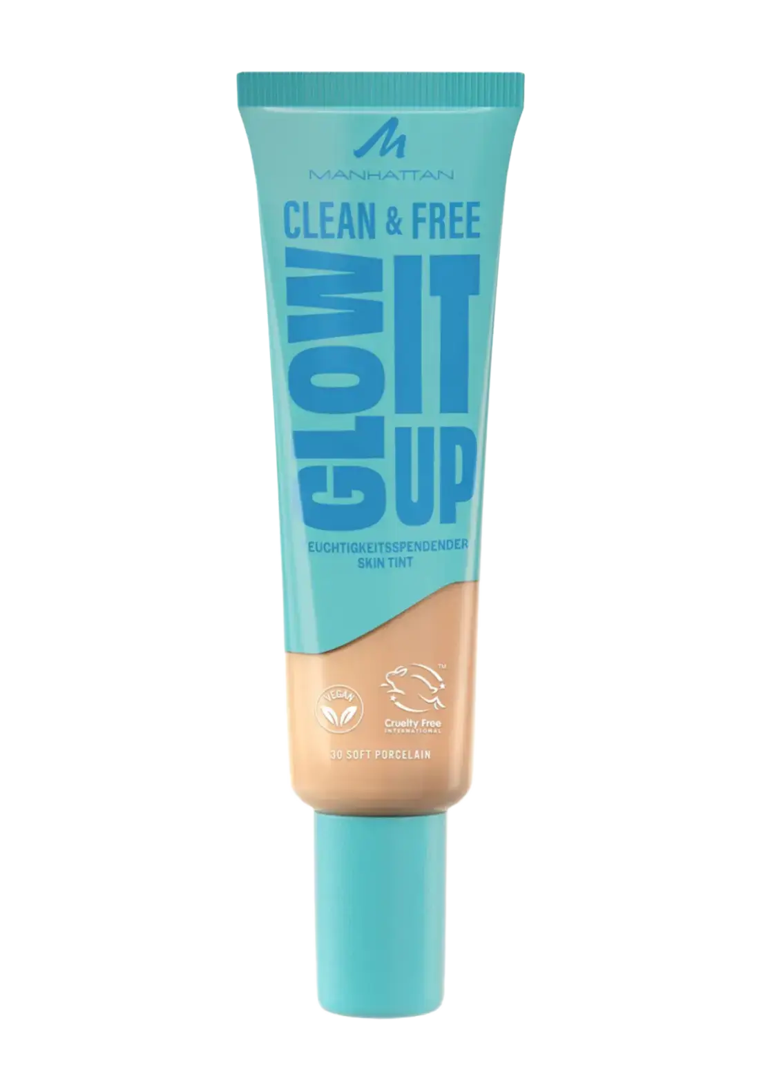 Manhattan Clean & Free Glow It Up Skin Tint 030 Soft Porcelain