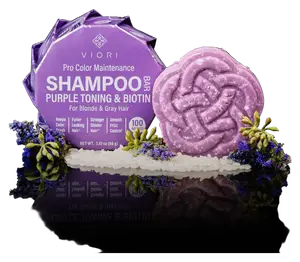 Viori Purple Shampoo Bar With Biotin