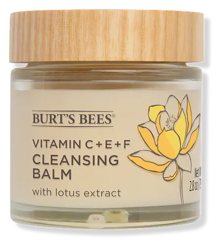 Burt's Bees Vitamin C + E + F Cleansing Balm with Lotus Extract