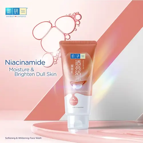 Hada Labo face wash softening and whitening