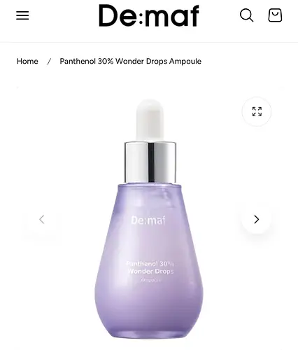 De:Maf Panthenol 30% Wonder Drops Ampoule