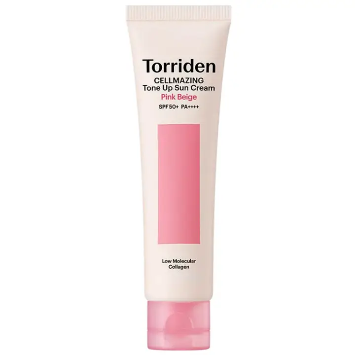 Torriden Cellmazing Tone Up Sun Cream SPF 50+ Pink Beige