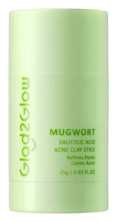 Glad2Glow Mugwort Salicylic Acid Acne Clay Stick