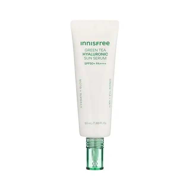 innisfree Green Tea Hyaluronic Sun Serum SPF 50+