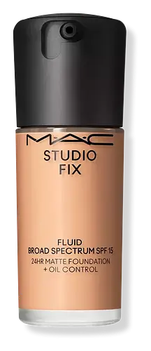 Mac Cosmetics Studio Fix Fluid SPF 15 24HR Matte Foundation + Oil Control NC27