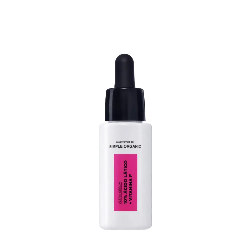 Simple Organic Ultra Sérum 10% Ácido Lático + Vitamina F