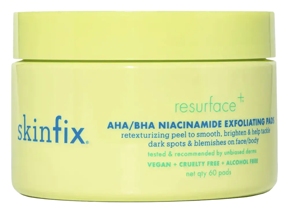 Skinfix Resurface+ AHA/BHA Niacinamide Exfoliating Pads