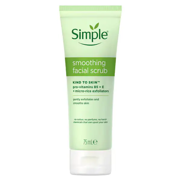 Simple Skincare Smoothing Facial Scrub