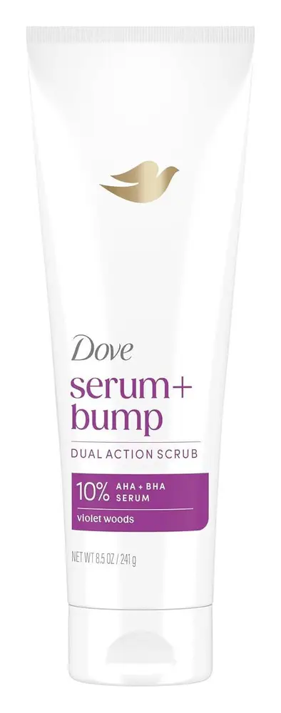 Dove Serum+ Dual Action Scrub Bump