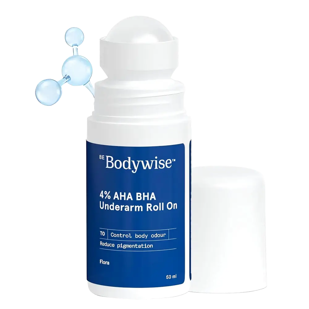 Be Bodywise 4% AHA BHA Underarm Roll On Flora