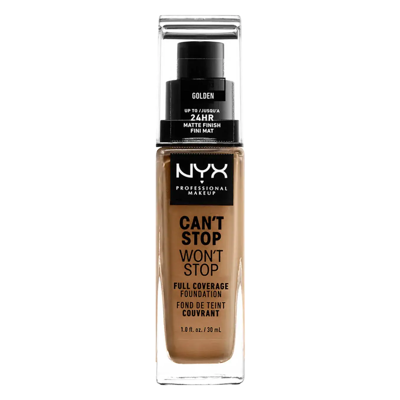 NYX Cosmetics Can't Stop Won't Stop Full Coverage Foundation 13 Golden